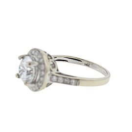 14k White Gold Diamond Setting Engagement Ring .75 Cts TW