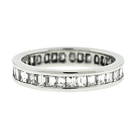 Platinum Baguette Diamond Wedding Ring