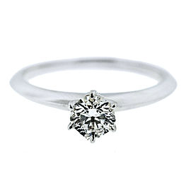 Tiffany & Co. Platinum Round Diamond Engagement Ring