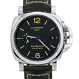 Panerai Lumimor PAM01535 GMT Automatic Watch with Box & Paper 42MM