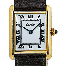 Cartier Tank Louis Cartier 077467 18K Hand Winding Watch 23MM