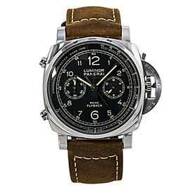 Panerai Luminor Flyback PAM00653 Chronograph Automatic Mens Watch Box&Paper44MM