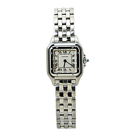 Cartier Panthere 1320 Stainless Steel White Dial Ladies Watch 22MM