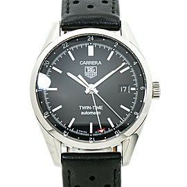 Tag Heuer Carrera Twin time WV2115-0 Mens Automatic Watch 39MM