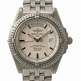 Breitling Headwind Day-Date A45355 Mens Automatic Watch Stainless 42mm