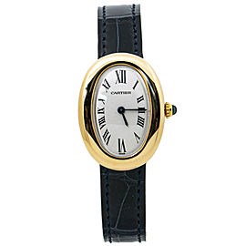 Cartier Baignoire 3888 18K Yellow Gold Ladies Quartz Watch 23MM