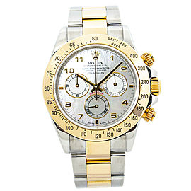 Rolex Daytona 116523 18k TwoTone Factory MOP Dial Automatic Men's Watch 40mm