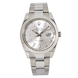 Rolex 126300 Datejust Men Automatic Silver Dial Oyster Bracelet