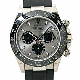 Rolex Daytona Ceremic116519LN 18K White Oysterflex Watch