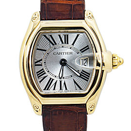 Cartier Roadster 2676 18k Yellow Gold Tonneau Quatrz 32MM