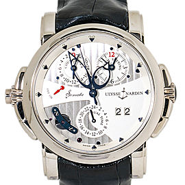 Ulysse Nardin Sonata 18K White Gold UN Recent Service Paper 42mm with Bo