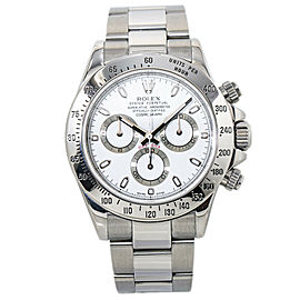 Rolex Daytona 116520 APHCosmograph Engraved New Buckle White Dial 40mm 2009 Car