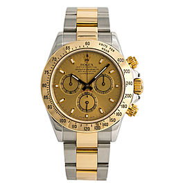 Rolex Daytona 116523 18kTwo Tone Champange Dial Men's Auto Watch 40mm 2001 Pape