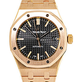 Audemars Piguet Royal Oak 15450OR 18K RoseGold Mens 37MM Box&Papers