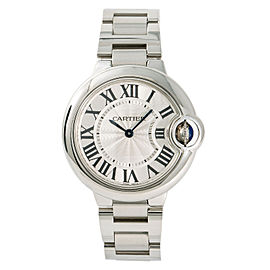 Cartier Ballon Bleu 3653 W6920084 Silver Dial Ladies Watch