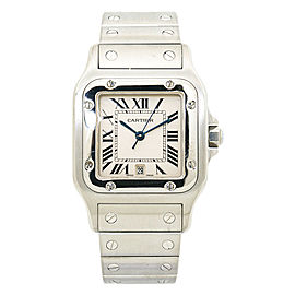 Cartier Santos Galbee Quartz Men's Watch Off-White Dial 29MM