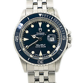 Tudor Submariner 73090 Patina Automatic Midsize Unisex Watch Blue Dial 33mm