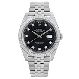 Rolex Datejust 126334 Black Diamond Dial New 2022 Feb Men's Watch