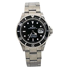 Rolex Submariner Serial Automatic Men's Watch Black Dial 40mm