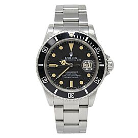 Rolex Submariner Unpolished Patina Matte Dial Automatic Men's Watch 40mm