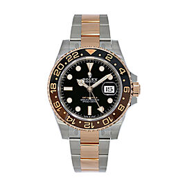 Rolex GMT-Master II 126711CHNR 2022 Brand New 18K RG Black Dial 40mm Complete