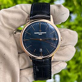 Vacheron Constantin 85180 Blue Dial Rose Gold Dress Watch