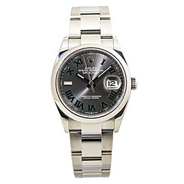 Rolex Datejust Wimbledon Dial Oyster July 2021 Watch 36mm