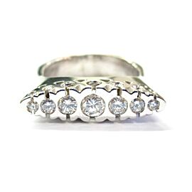 Vintage Diamond Ring 14Kt White Gold .50Ct