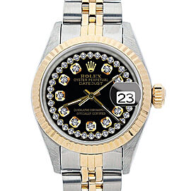 Rolex Datejust 26mm Women's Stainless Steel Automatic Black