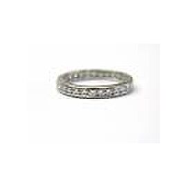 Tiffany & Co PLATINUM Diamond Channel Set Eternity Band Size