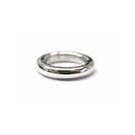 Tiffany & Co 18Kt Lucida Band Ring 4mm White Gold Size 3.25