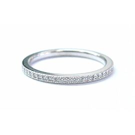 Tiffany & Co. Platinum Full Circle Diamond Eternity Band Size