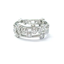 Tiffany & Co. Platinum Bubbles NATURAL Diamond Ring