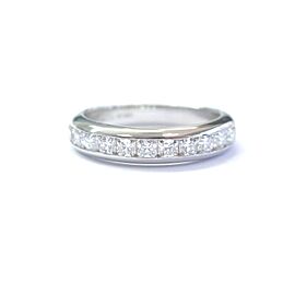 Tiffany & Co. Platinum Lucida Diamond Band Ring