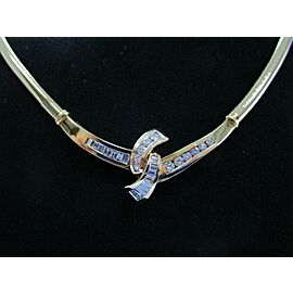 Multi Shape Diamond Necklace 14KT Yellow Gold