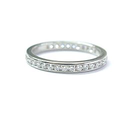 Tiffany & Co Platinum Diamond Channel Set Eternity Band