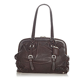 Prada Frame Leather Shoulder Bag