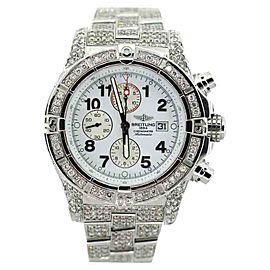 Breitling Chronomat Stainless Steel & 11ct Diamond Mens Watch