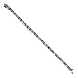 14K White Gold with 11.00ct Diamond Tennis Bracelet