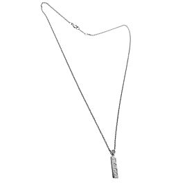 Tiffany &amp; Co Diamond T &amp; CO Necklace In 18K White Gold