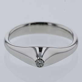 TIFFANY & Co 950 Platinum Peretti Ring LXGBKT-313