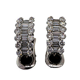 Michaels 18K White Gold and Diamond Earrings