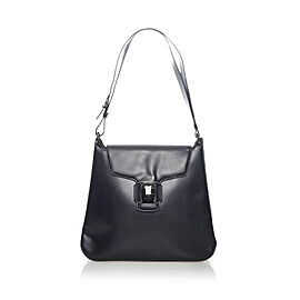 Ferragamo Vara Leather Shoulder Bag