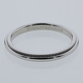 TIFFANY & Co 950 Platinum Milgrain band LXGBKT-220