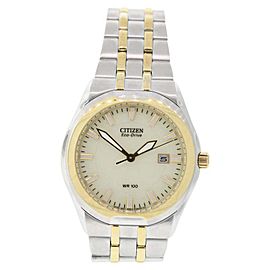 Citizen BM6844-57P Stainless Steel & Yellow Gold Champagne Dial 39mm Mens Watch