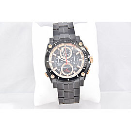 Men's Bulova 98B182 Precisionist Black Stainless Chronograph Black Dial Watch