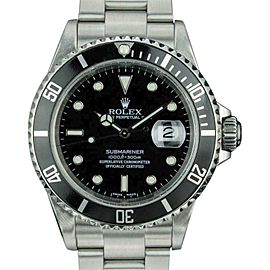 Rolex Submariner 16610 Stainless Steel & Black Dial 40mm Mens Watch