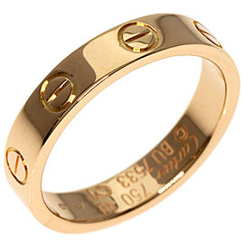 CARTIER 18K Pink Gold mini love US 5 Ring QJLXG-2491