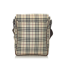 Burberry House Check Canvas Crossbody Bag