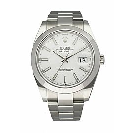 Rolex Datejust 126300 Stainless steel Men's Watch Box & Papers